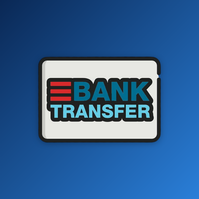 Bank transfer settlement icon for Mostbet partners receiving direct business account payouts
