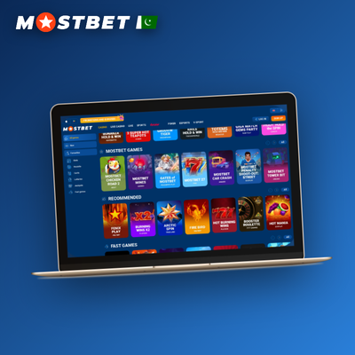 Bold 125% welcome match bonus tile for new players at Mostbet casino with a gift box icon