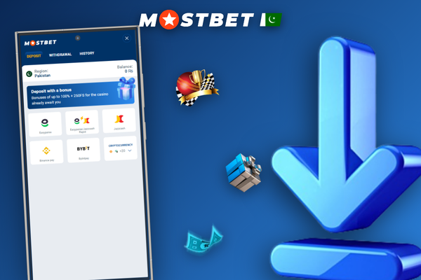 Pakistani player comparing Mostbet payment methods using a mobile wallet and bank card