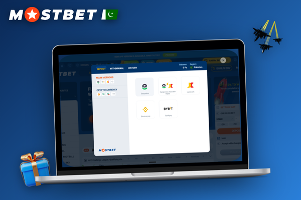 Split view of JazzCash app and Mostbet desktop cashier for choosing how to deposit money