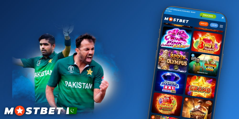 Mostbet online casino homepage showing Slots, Live, Table Games and Jackpots category tabs